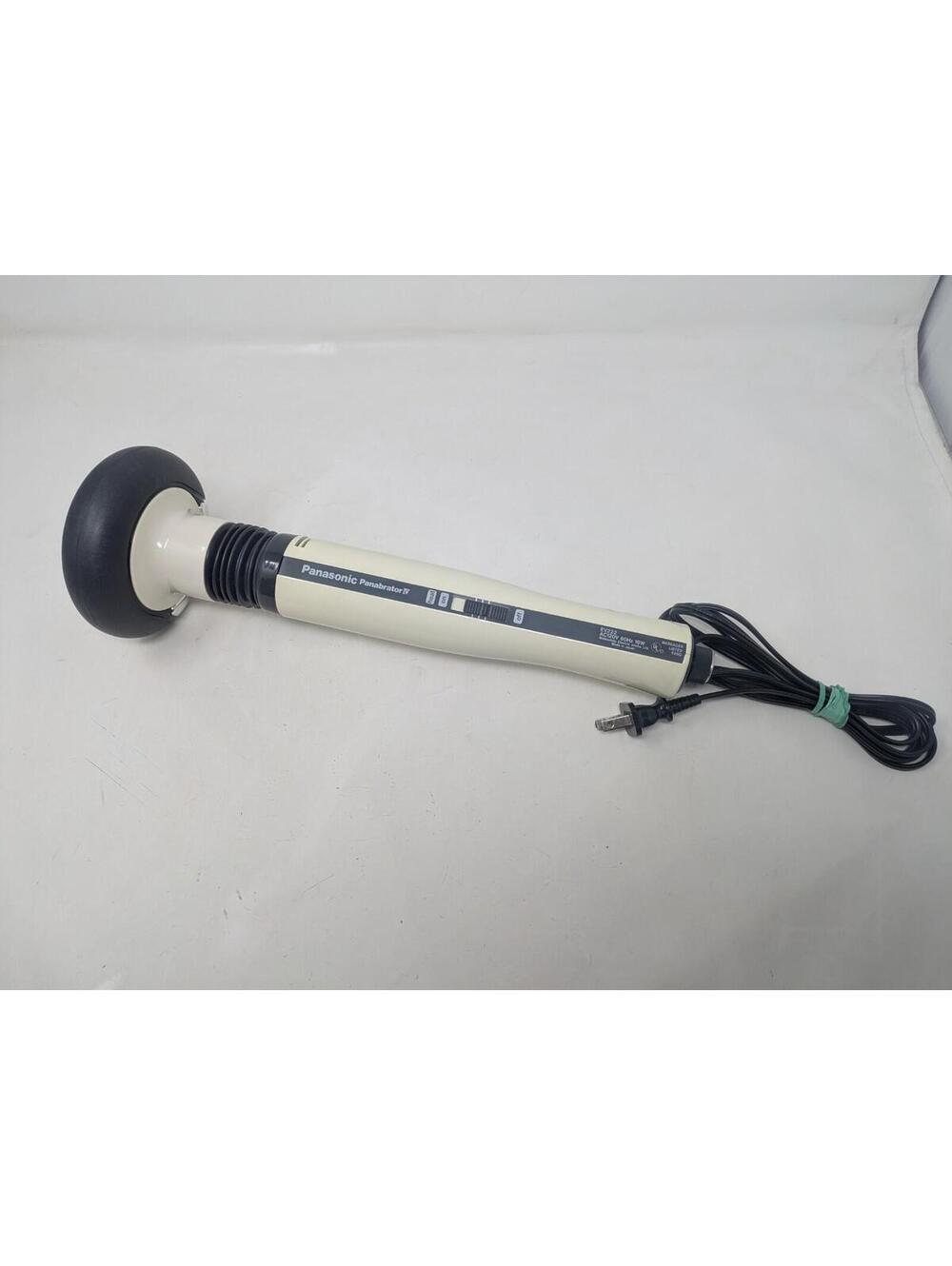 Panasonic Panabrator IV EV222 Variable Speed Full Body Massager Wand Heat